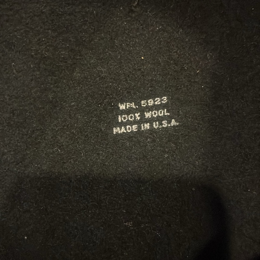 Vintage wool pillbox hat - Picture 5 of 6